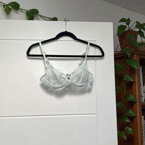 Victoria secret lace bra in pale blue